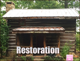 Historic Log Cabin Restoration  Stewart County, Georgia